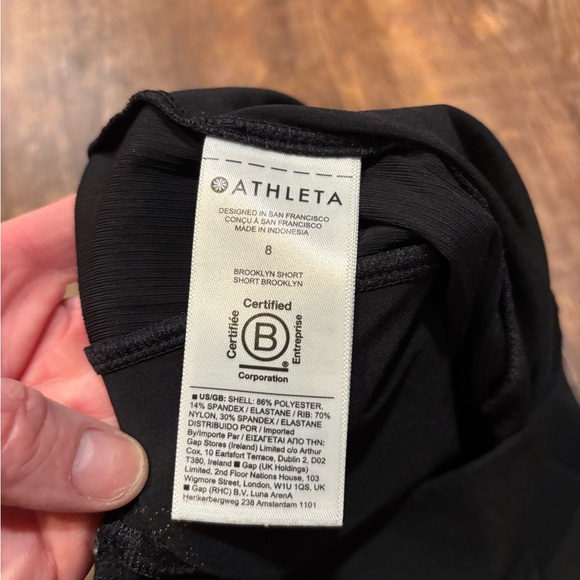 Athleta Black Brooklyn Shorts - Picture 5 of 6